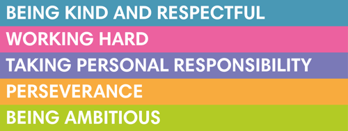CASTLE ROCK SCHOOL VALUES